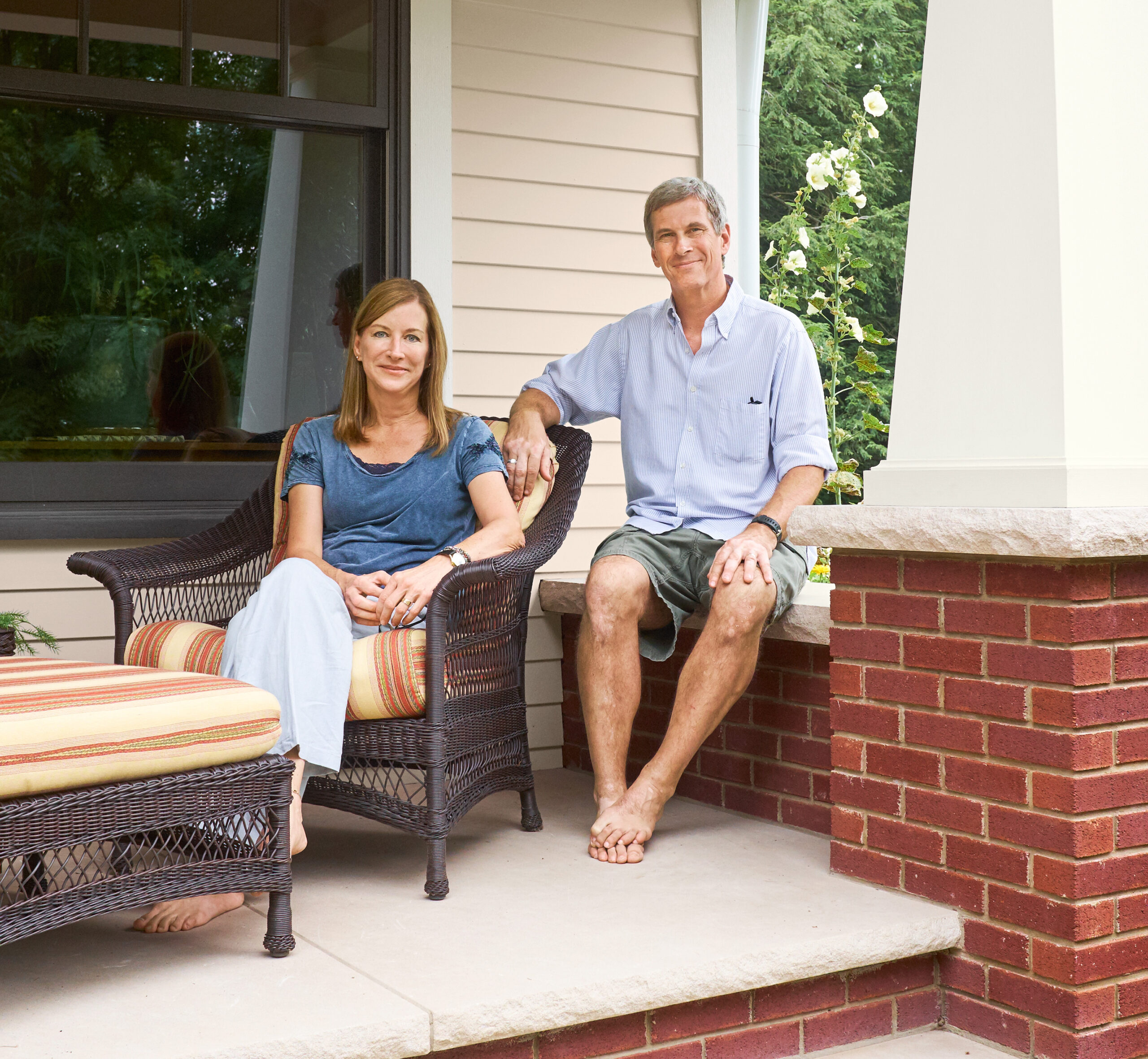 Homeowners Kathleen and Sam.