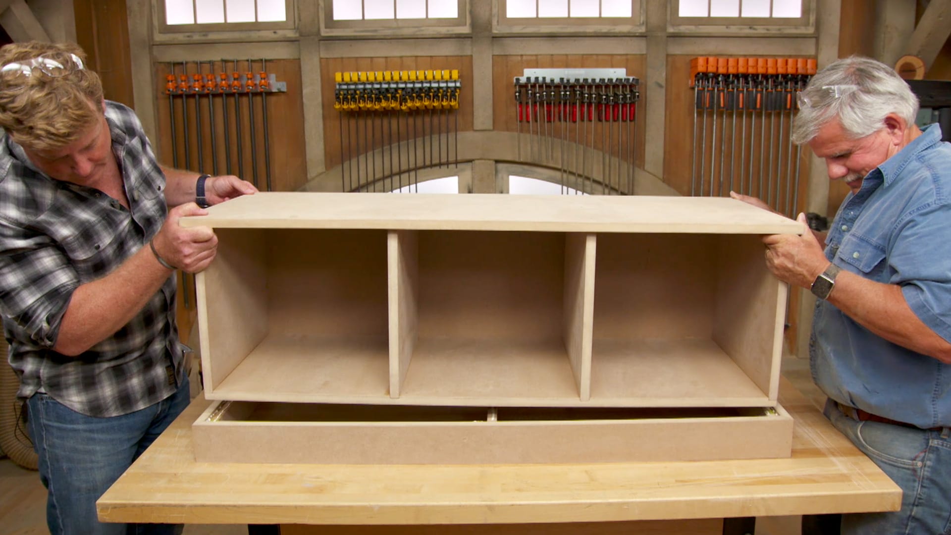 How To Build an MDF Storage Bench - This Old House
