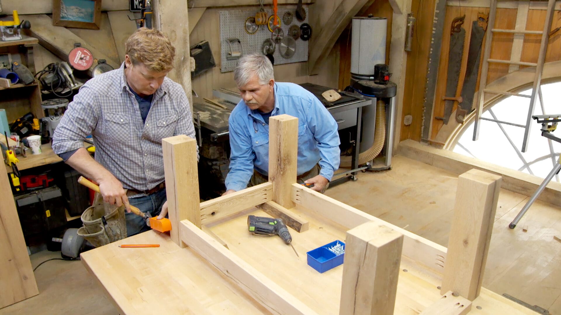 How to Build a Coffee Table Out of Reclaimed Wood - This Old House
