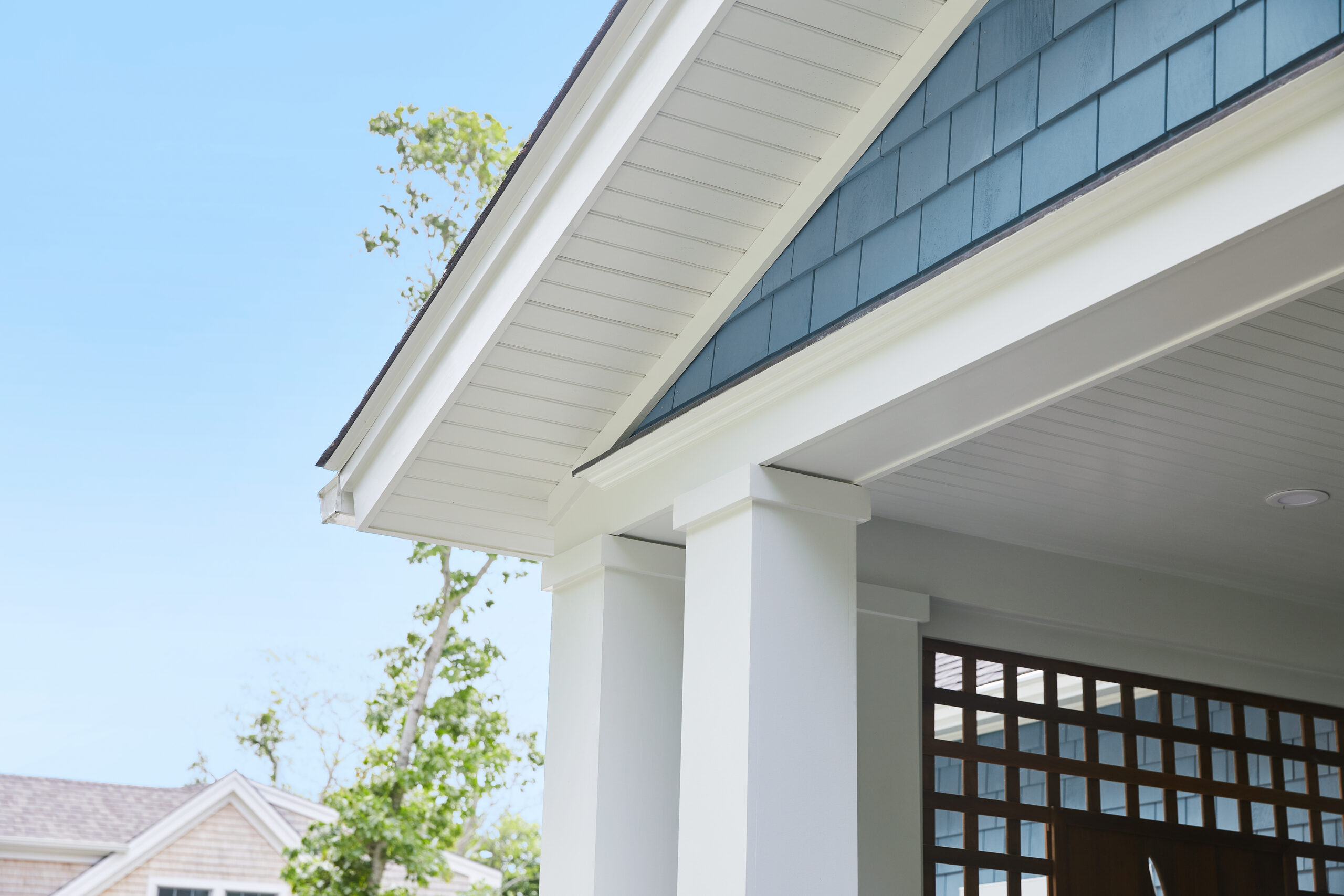 LIFESPAN exterior wood trim.