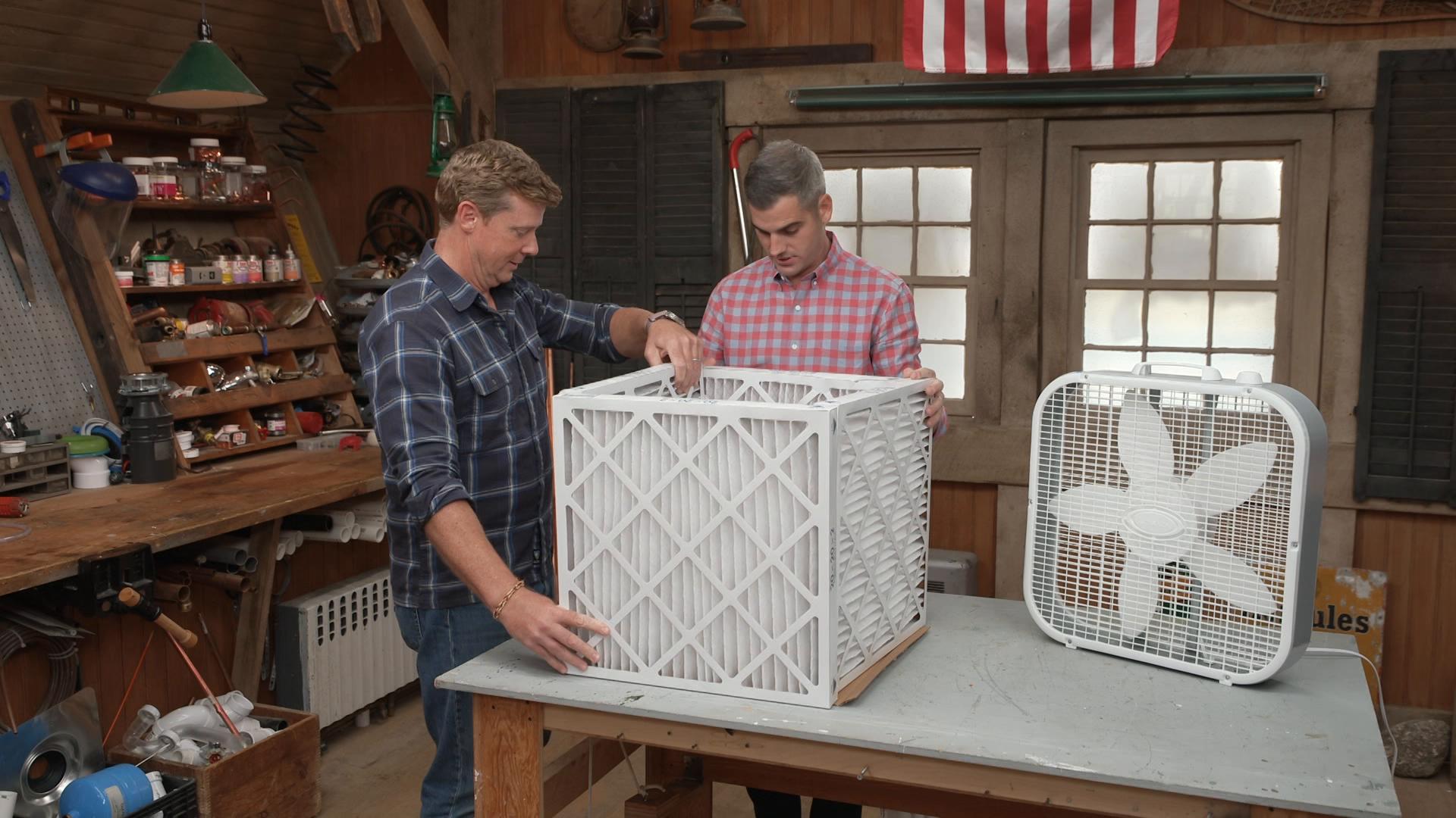 Homemade dust filter sales